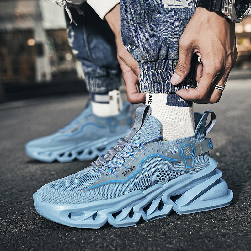 Men Athletic Shoes Basketball Shoes Walking Shoes Sneakers Mesh Synthetic Arch Support Durable Sneakers Footwear_voghion.com