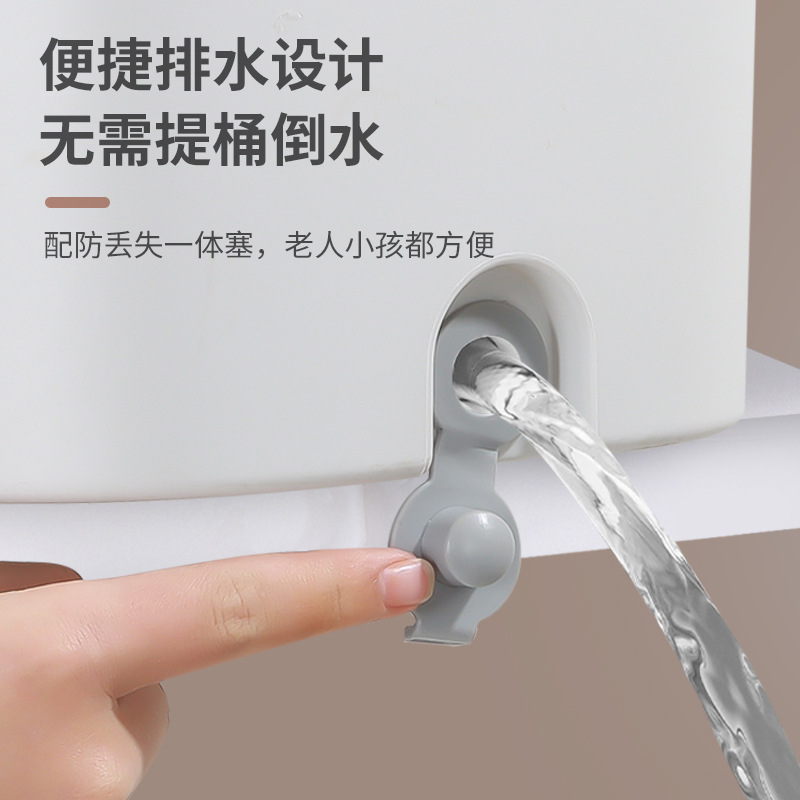 Fregona perezosa doble cubo móvil mano lavado-libre con cubo viejo mop traje mano presión con ruedas regalo fregona cubo