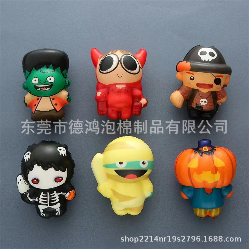 Mascota pu espuma muñeca descompresión juguete animal lento rebote juguete Navidad juguete muñeco de nieve ELK descompresión