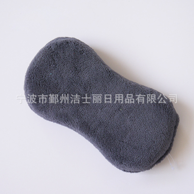 吸水海绵用品珊瑚绒8字擦车块 洗车海绵块清洁海绵块