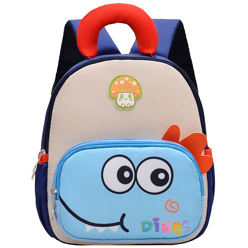 Mochila infantil preescolar dinosaurios de dibujos animados niños mochila guardería encantadora mochila transpirable ligera niñas