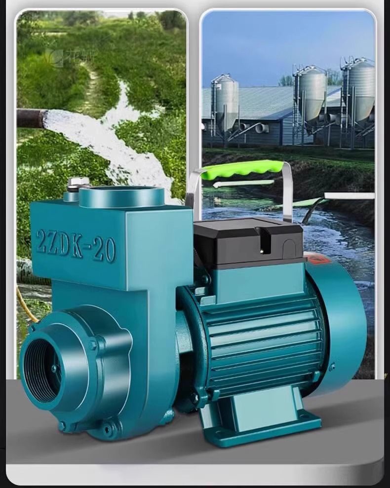 Zdk Self-Priming Pump 220V Household Large Flow Clean Water Pump Water Pump Agricultural Sewage Septic Tank Sewage Centrifugal Pump