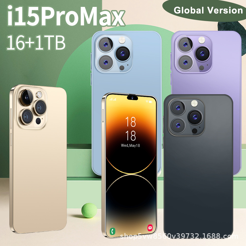 New in stock cross-border i15ProMax all-in-one 16 1T large memory smart phone source manufacturers wholesale