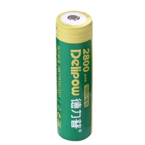 Delip 18650 lithium battery 2800mAh large capacity 3.7V lithium ion battery rechargeable battery 18650