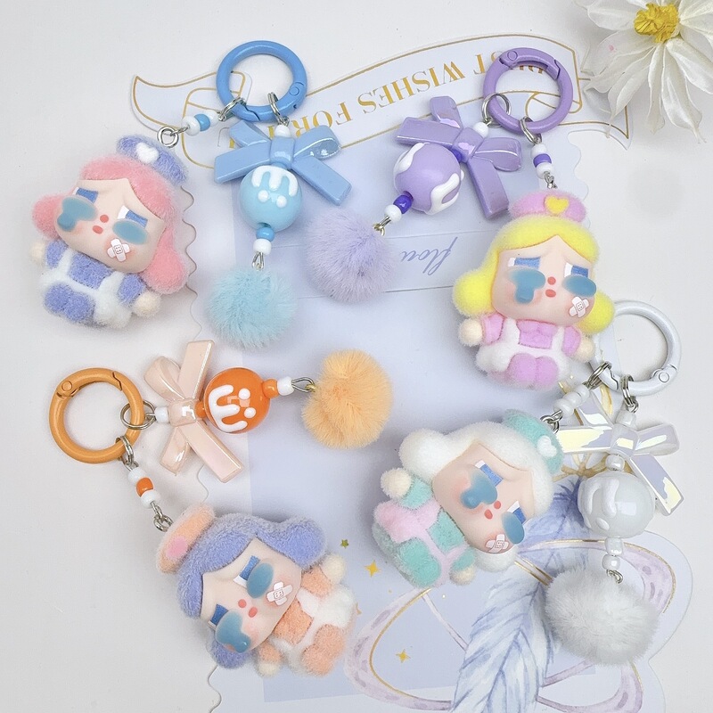 Cute Nurse Crying Baby Plush Doll Trendy Cartoon Cute Keychain Bag Accessory Live Trendy Small Pendant Cute Nurse Crying Baby Plush Doll Trendy Cartoon Cute Keychain Bag Accessory Live Trendy Small Pendant