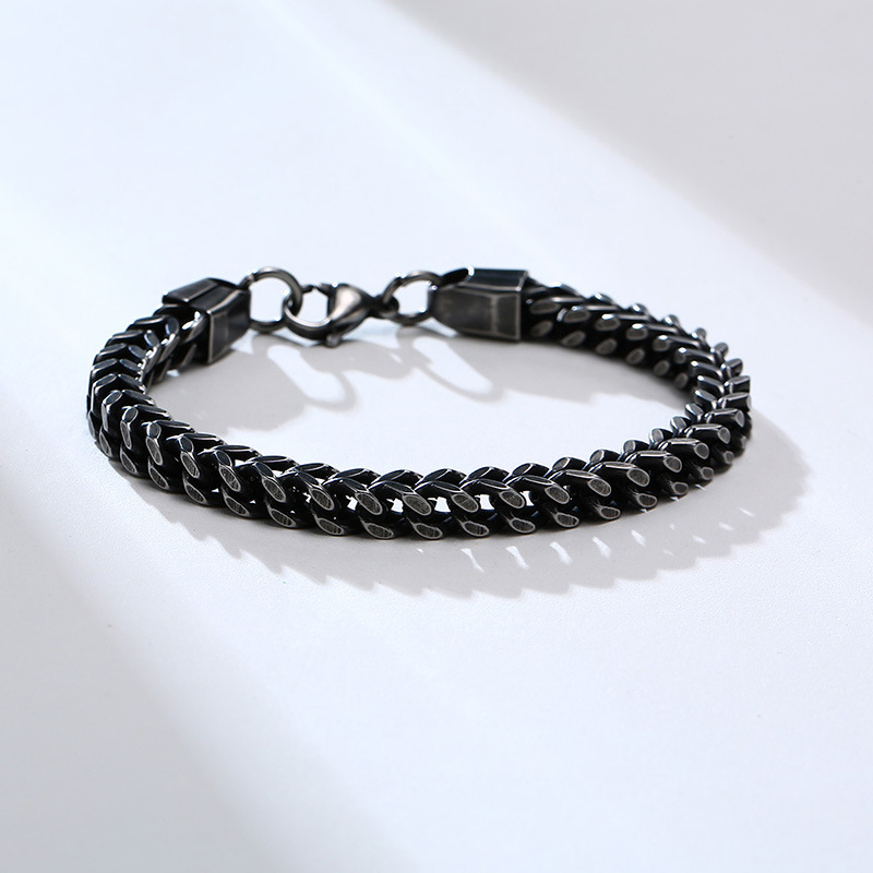 Fashion Geometric Stainless Steel Plating Men'S Bracelets display picture 3