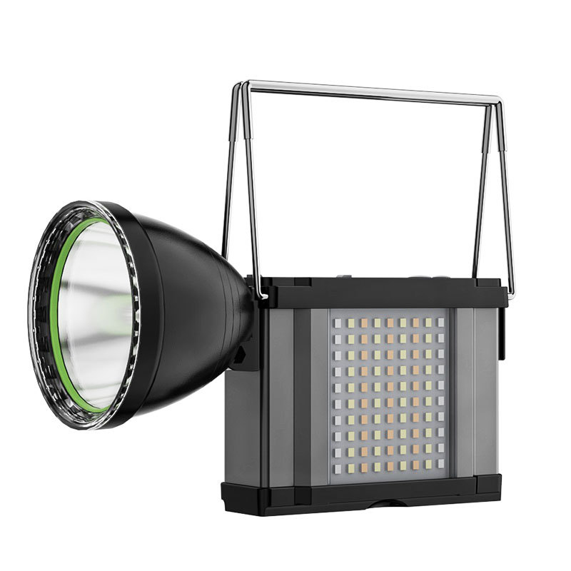 Luz intensa linterna de carga ultra brillante radiante al aire libre de alta potencia patrulla de emergencia iluminación doméstica luz portátil