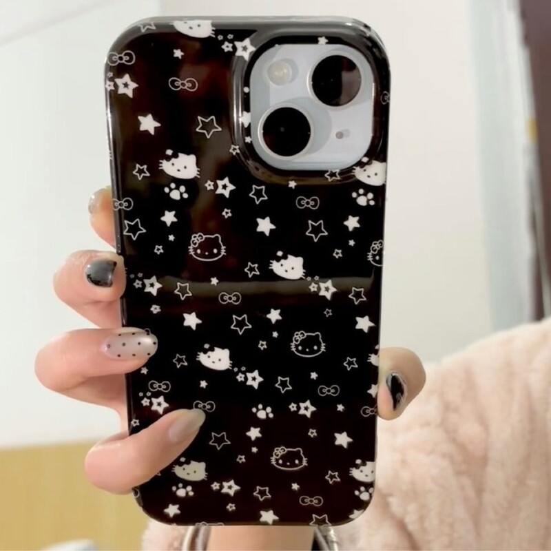 Mini Star Kitty for Apple 15 proiPhone16promax Soft Case 14 Phone Case 13 Cartoon 12