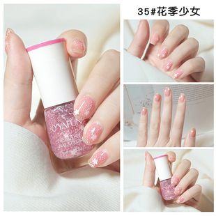 Nail Polish No-Bake Long-Lasting Summer New Nail Polish Peelable Student Water-Based Armor Cross-Border Nail Polish Wholesale