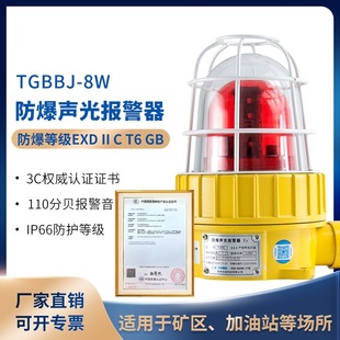 /Explosion-Proof Sound and Light Alarm Bbj 220V 24V 110 Decibel Led Warning Light Explosion-Proof Report