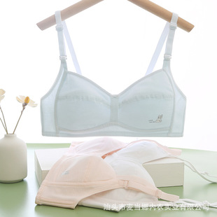 Bra New Girl Vest Development Comfortable Underwear for Middle School Students Printed Fresh Style