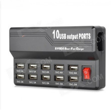 口USB多口充电器A手机充电头va多口USB充电站大功率充电桩