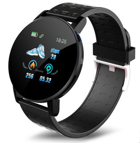 119 más pulsera inteligente Bluetooth deportes podómetro ritmo cardíaco presión arterial pulsera electrónica regalo de moda transfronteriza 1,3