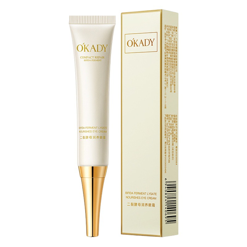 Oupe Bifid Yeast Moisturizing Eye Cream 15g Reduces Eye Wrinkles, Tightens and Moisturizes the Skin Around the Eyes, and Is Shipped Directly from the Manufacturer
