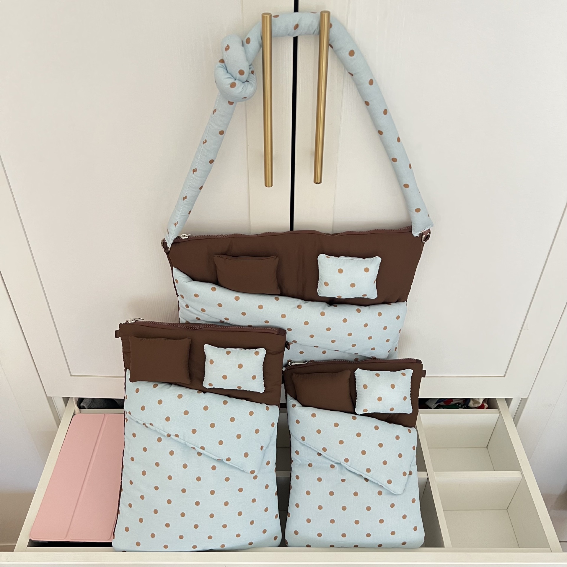 Korean-style laptop bag 11/13/15inch storage protective cover cartoon cotton simple tablet iPad sleeve
