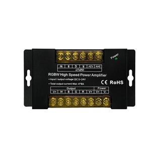 Rgbw Iron Shell Power Amplifier Signal High-Speed Synchronization Repeater Led Light Strip Extender Low Voltage 12-24V