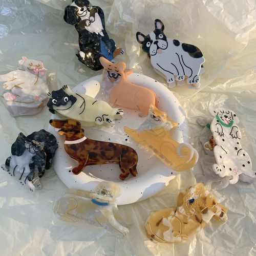 French coucou suzette same style acetic acid animal gripper niche personality cartoon hairpin ins hair accessories for women