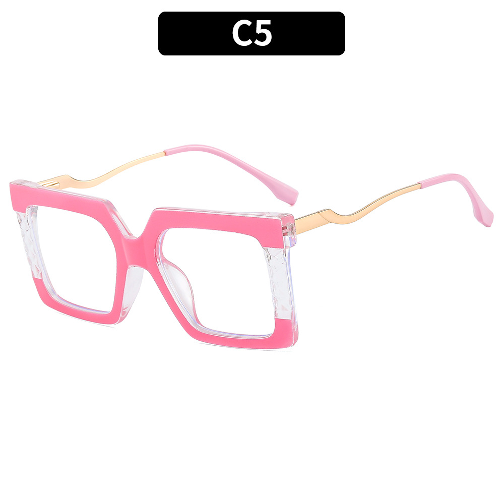 2023 nova caixa tr90 anti luz azul espelho plano rosto liso rua tiro mostrar óculos quadro_voghion.com