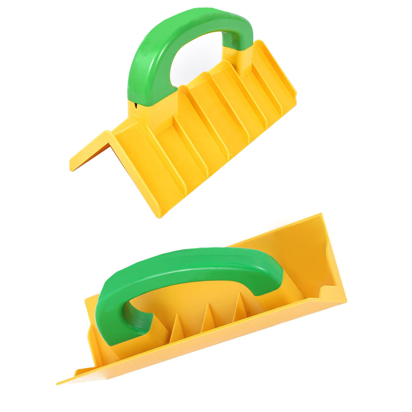 Extrador de ángulo Yin y Yang ángulo paleta masilla raspador herramienta paleta construcción herramienta de plástico Yin y Yang ángulo paleta