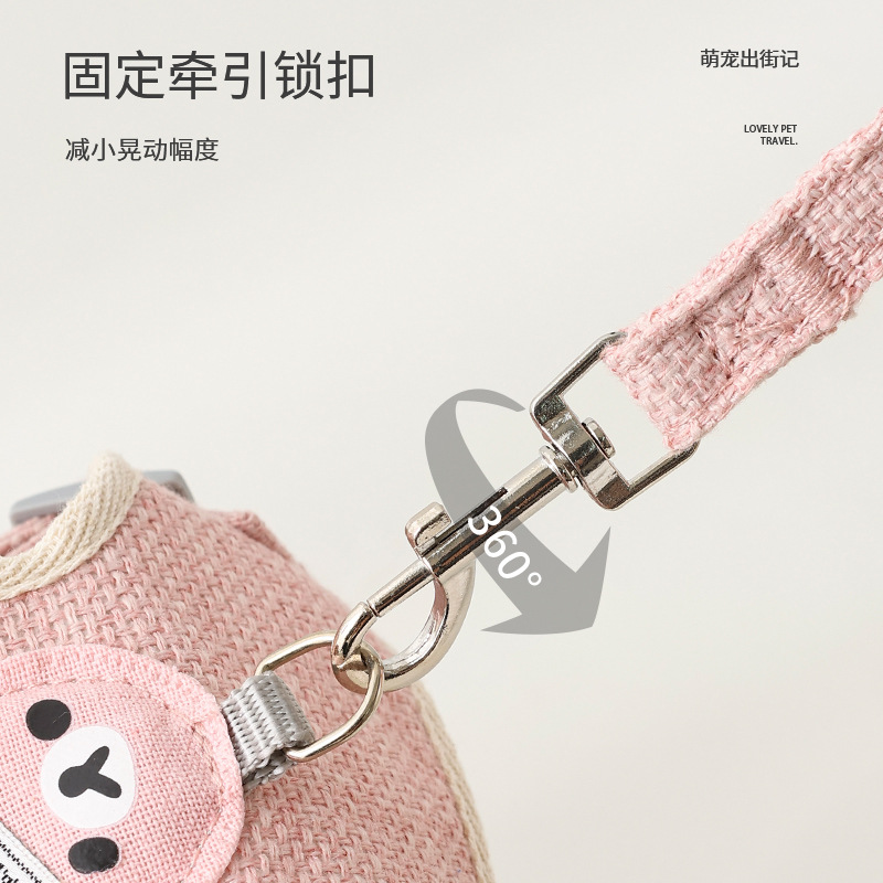 Perro cuerda perro mascota Correa chaleco pequeño perro gato correa de pecho Cadena de perro conejo suministros para mascotas