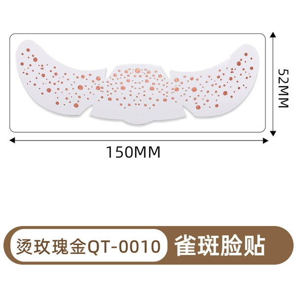 QT-0010 (Pack of 6 rose gold pieces)
