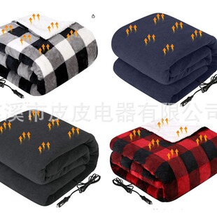 Single electric blanket office warm-up mat heating blanket 12V car heating blanket electric mattress factory worker