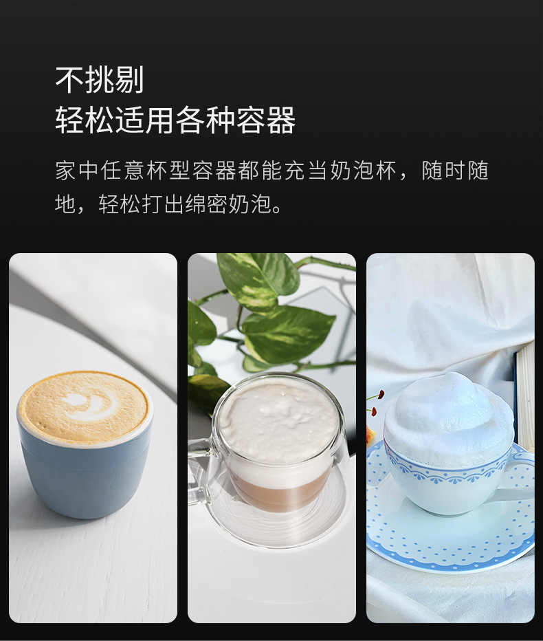 ✅ Electric milk frother new stainless steel coffee creamer electric milk frother egg beater portable mixer Amazon