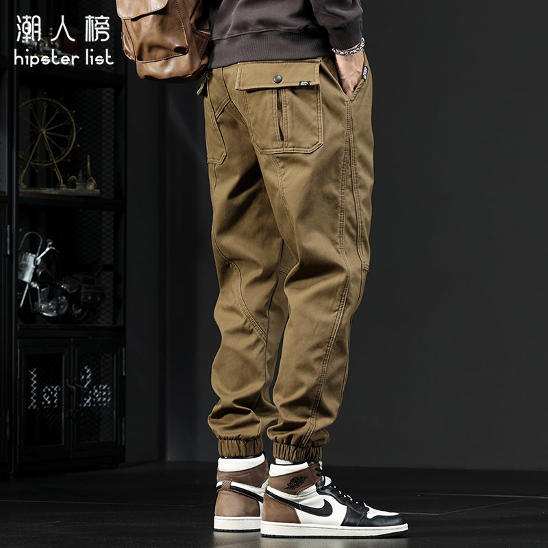 American Outdoor Work Pants Men Spring 2025 New Loose Straight Casual Pants Men Trendy Brand Jogger Pants