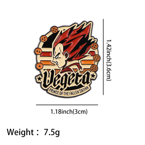 悟空动漫神龙胸章徽章服装背包饰品合金配饰别针滴油胸针跨境热销