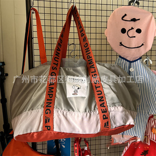 Japanese Style New Camping Style Large-Capacity Short-Distance Luggage Bag Satchel Storage Bag Foldableing Lightweight Travel Bag