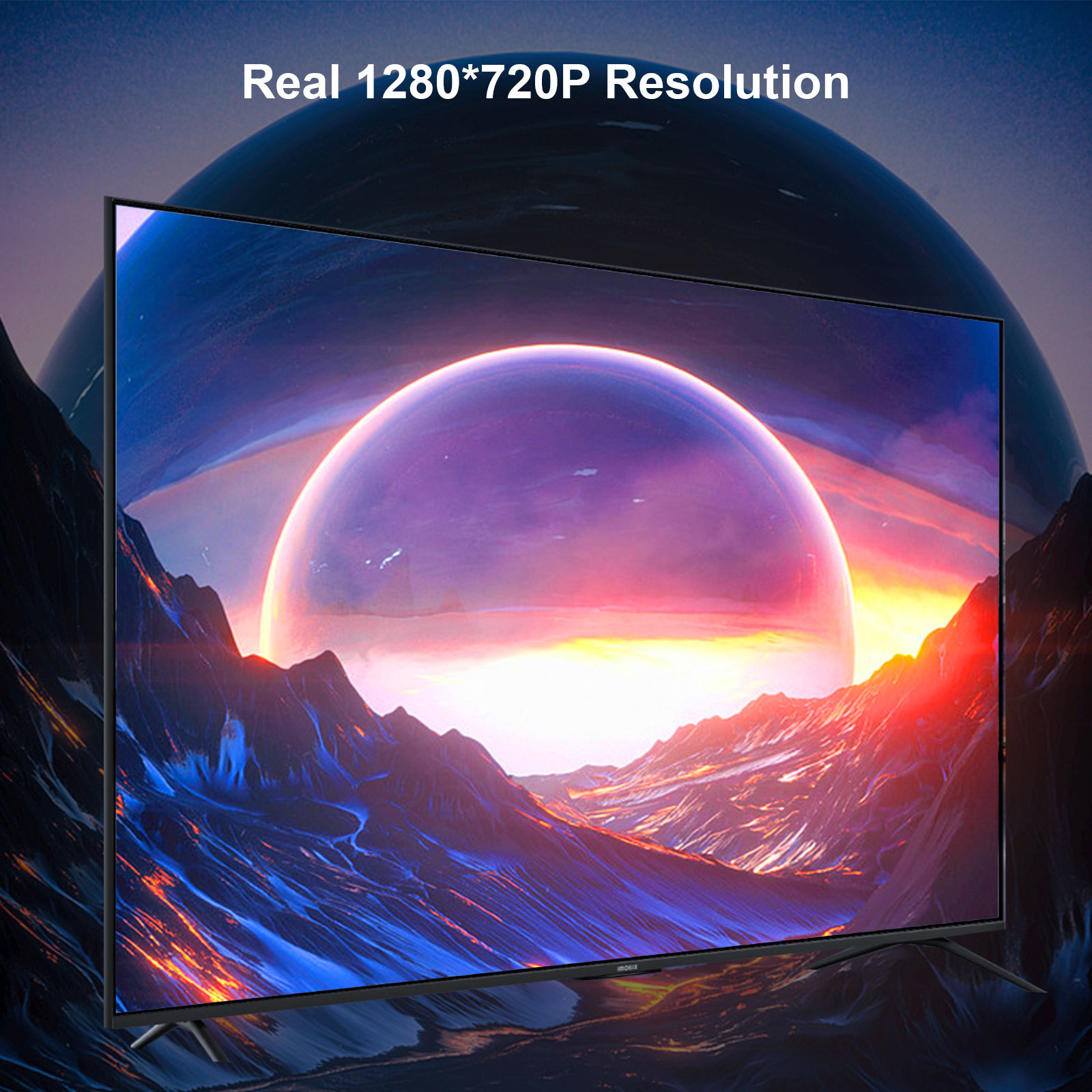 7 家用投影仪具有 1280 x 700 原始分辨率和180