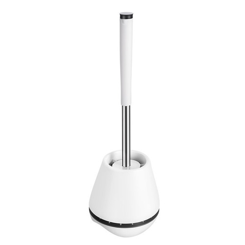 Toilet Brush Toilet Brush with Base Toilet Cleaning Brush Set Bathroom No Dead Angle Soft Hair Long Handle Toilet Brush