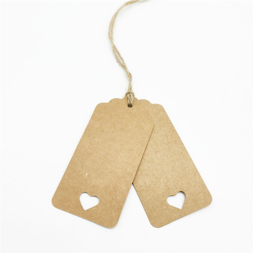 4.5x9.5 square paper tag for leather goods, blank baking tag, product card 