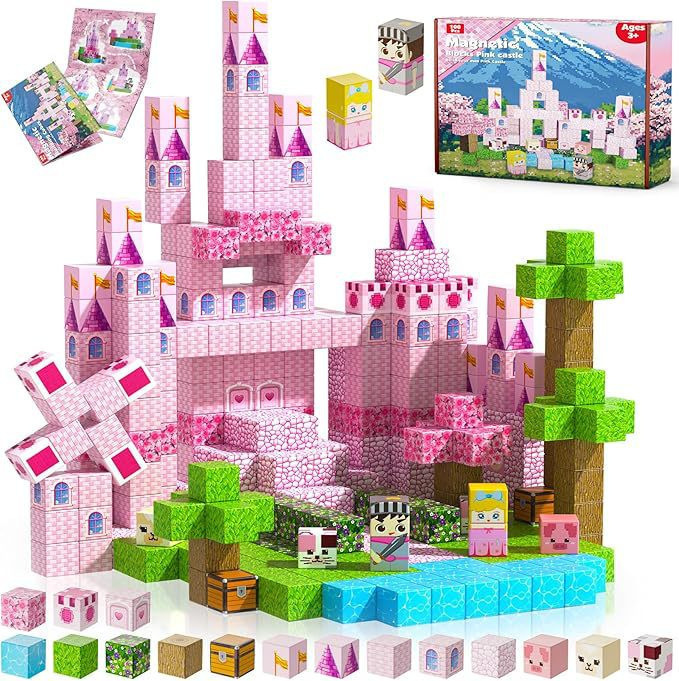 Cross-Border My Magnetic World Block Building Blocks Mc Set for Boys and Girls Educational Assembly Magnetic Particles Children's Toys Cross-Border My Magnetic World Block Building Blocks Mc Set for Boys and Girls Educational Assembly Magnetic Particles Children's Toys
