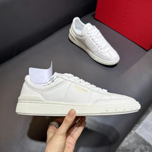 欧洲站2025新款v家女鞋真皮小白鞋百搭拼色时尚透气情侣运动休闲