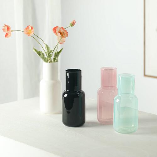 Simple style glass vase wholesale ins high-looking flower arrangement device home desktop decoration ornaments