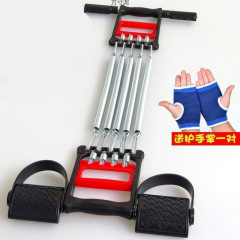 ペダルテンショナー、スプリングテンションロープ、多機能チェストエキスパンダー、男性用腹筋補助具、家庭用フィットネス機器