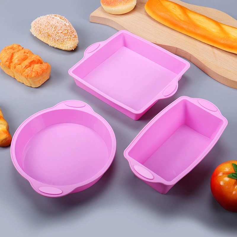 Silicone square small heat-resistant mold, 6 inches