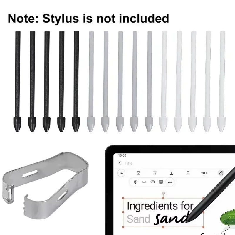 Замена пера/ nib, совместимо с Samsung Galaxy Tab S6 Lite, S6, S7, S9, S10, S23, S24, S25