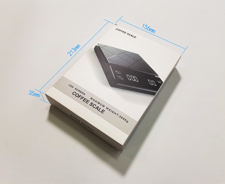 带隔热胶垫咖啡电子秤