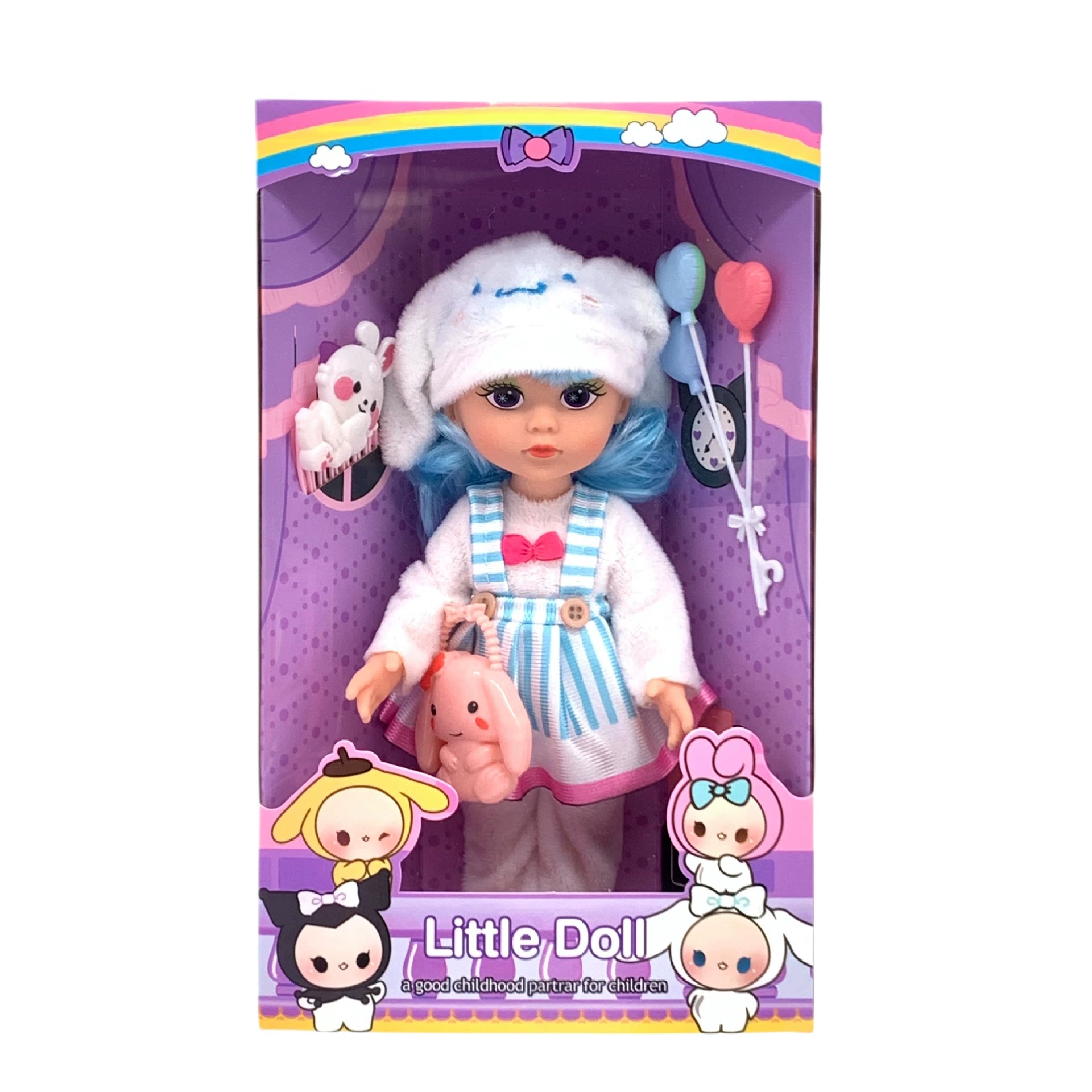 Японская игрушка, музыкальная кукла, пластик, импортная, 10 дюймов