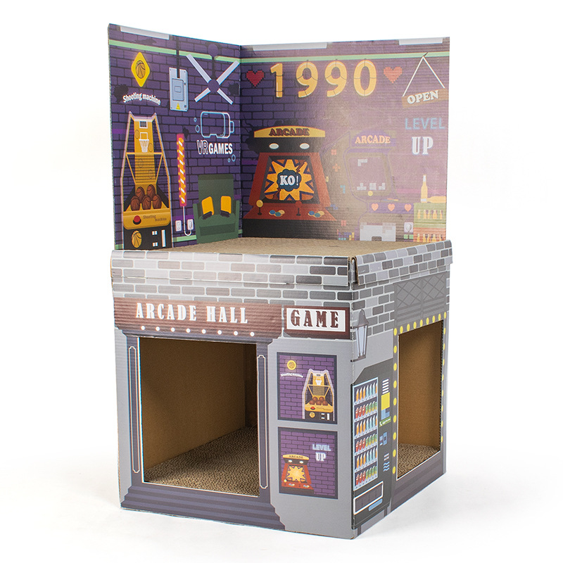 Le ViewSonic personalizó el nuevo nido vertical de raspado para gatos de doble capa, varios gatos pueden moler garras, nido para gatos, juguetes para gatos, procesamiento al por mayor