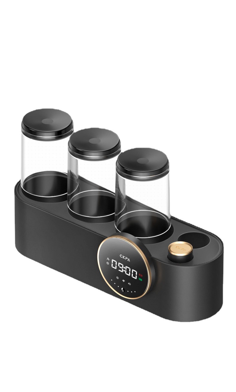 H3壁挂式吸盘壁挂紫外线卡通便携式牙膏白色按键式速卖通置物架