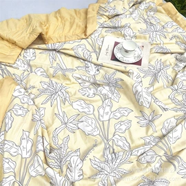 其他棉类面料;四件套;夏凉被