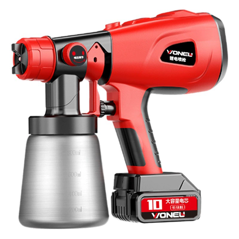 Электрический краскопульт Wanniu для домашнего использования, компактный распылитель краски с высоким давлением, пистолет для латексной краски, специальный распылитель для покраски