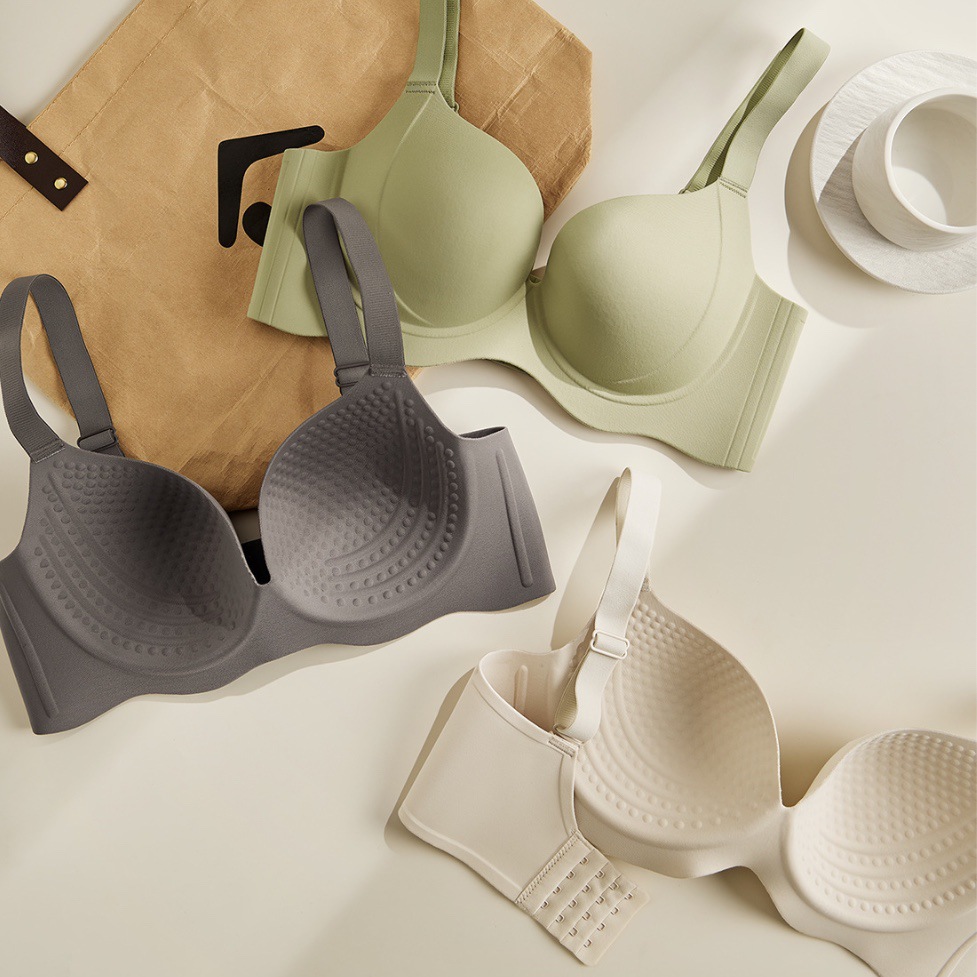 Venta directa de fábrica comercio electrónico transfronterizo Sudeste de Asia Vietnam Tailandia damas sin costuras sujetador de recogida lateral cómodo