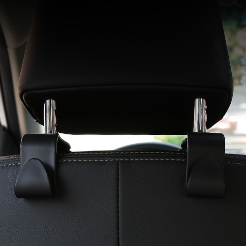 Car seatback hidden hook for hanging items, headrest seatback car accessories small hook