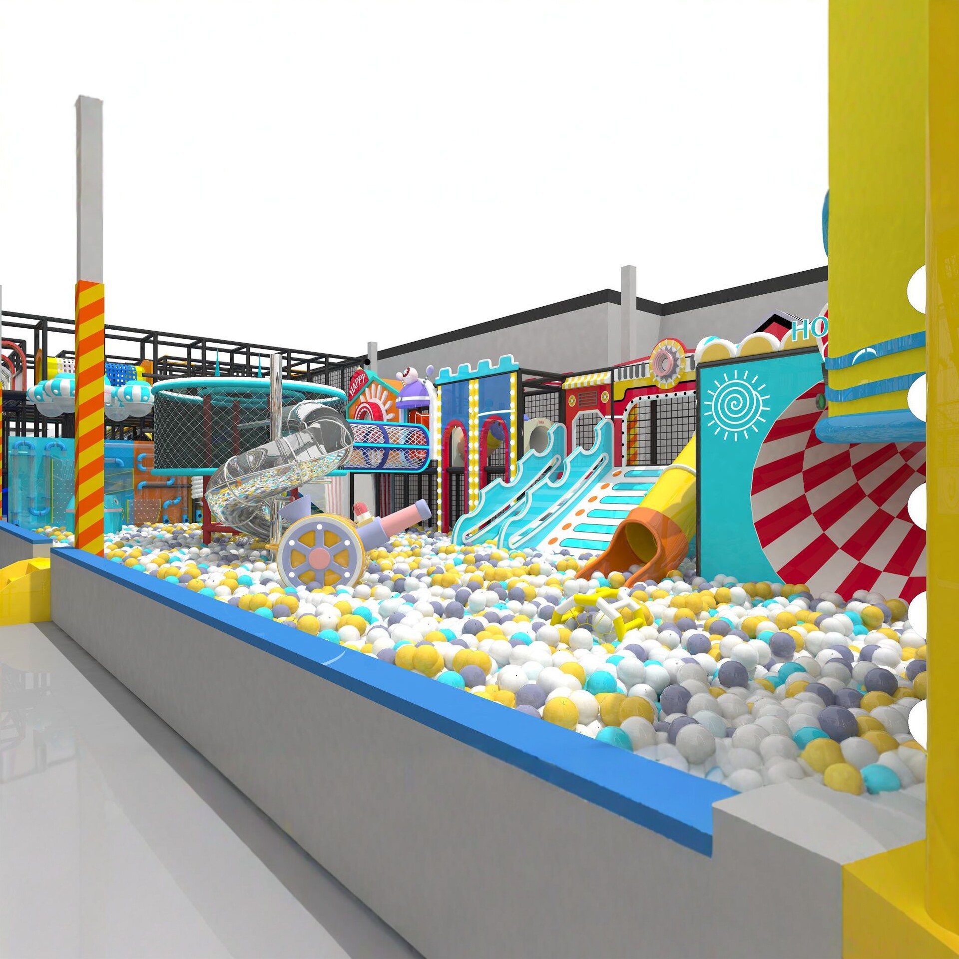 新品恐龙系列主题乐园 大型儿童百万球池大滑梯 儿童休闲娱乐设施