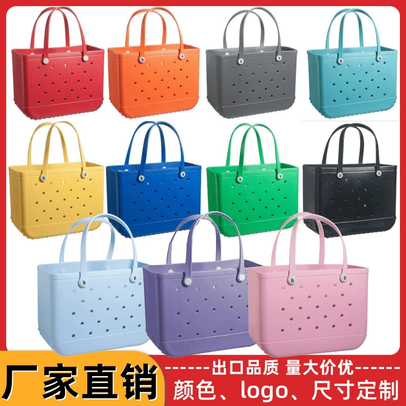 Beach storage bag for traveling, capacious purse, fashionable basket, shopping bag