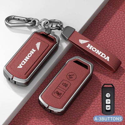Suitable for Xin Da Zhou Car key bag - standard-model-a-volcano-red-zinc-alloy-case-hardware-bracelet
